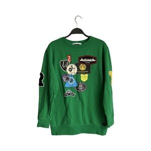 Replay green travel sweater size small